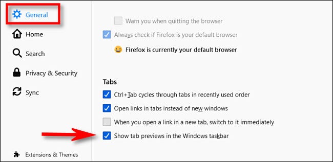Habilitamos la opción en Firefox.