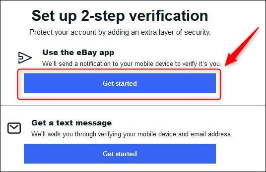 Cómo configurar autenticación dos factores eBay.