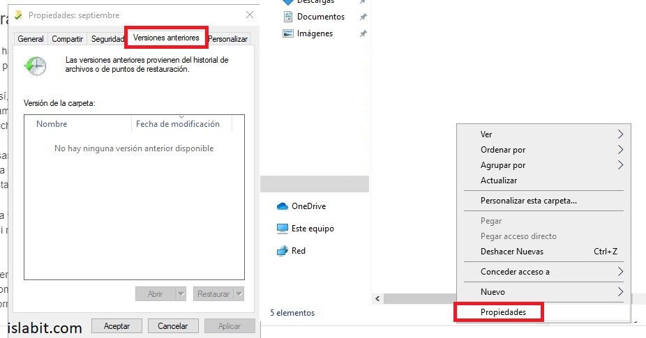 Recuperar archivos borrados o eliminados en Windows 10.