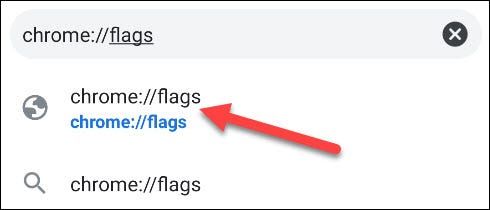 Vamos a las opciones flags de Chrome.
