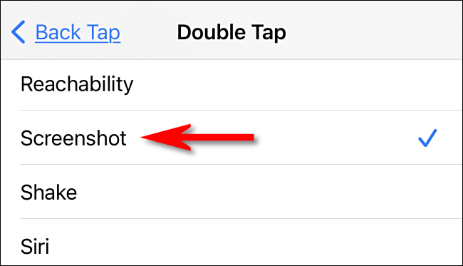 Así es como podemos tomar captura pantalla en iPhone con doble toque.
