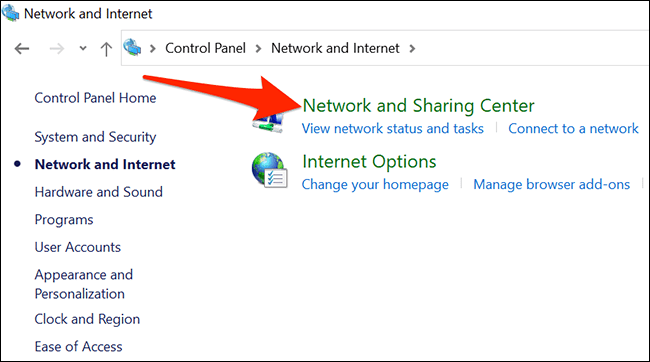 Centro de redes y recursos compartidos.