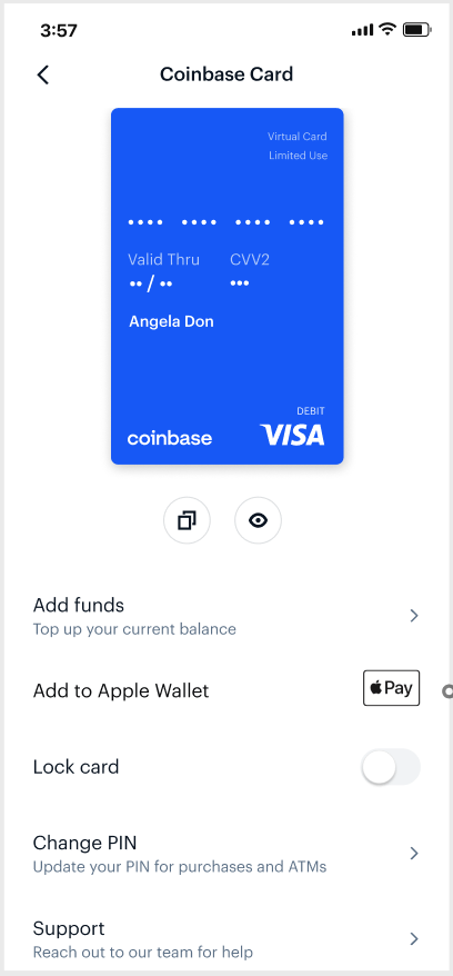 Coinbase Apple Pay 4