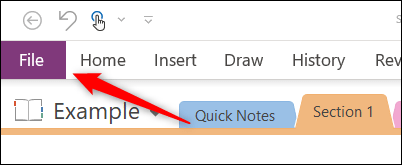 Cómo convertir bloc de notas de OneNote  en PDF Windows.