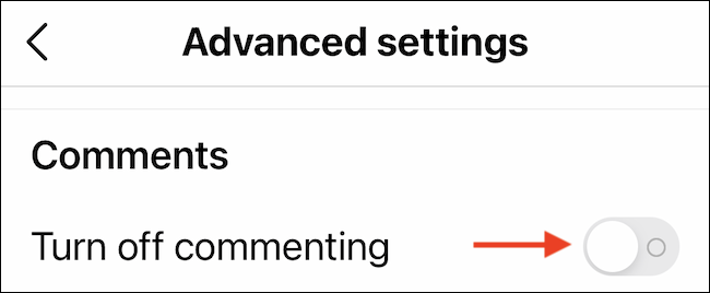 Desactivar comentarios antes de publicar.