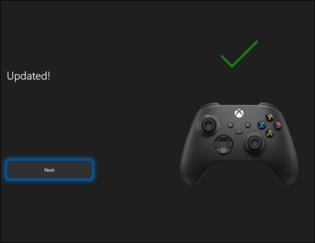 Firmware instalado. De esta manera hemos conseguido actualizar el control inalámbrico Xbox