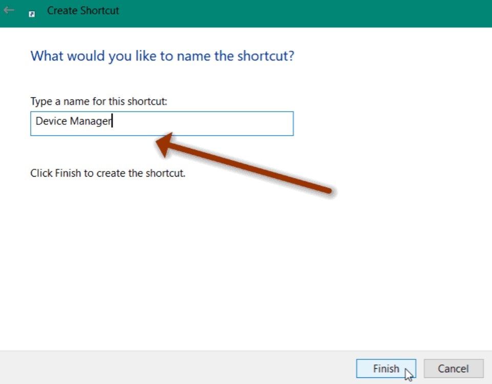 Configurar nombre personalizado del acceso directo.