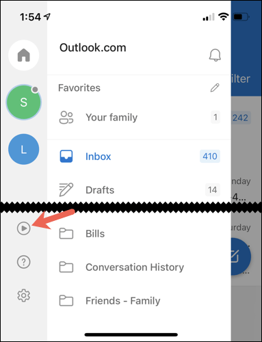 Reproducir correos de Outlook.