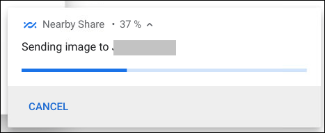 Enviar archivos con el recurso compartido desde una Chromebook.