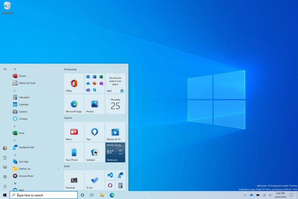 activar inicio Windows 10X 2