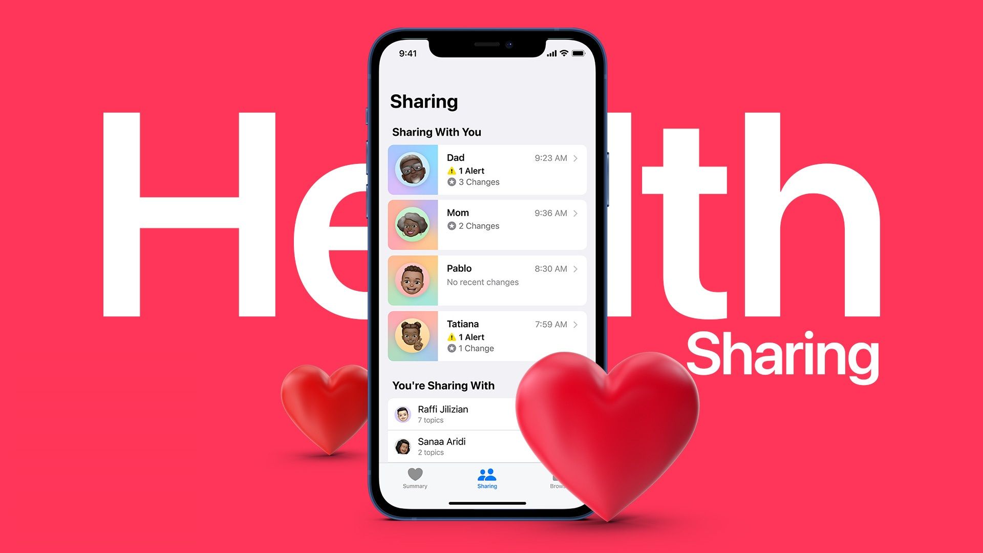 Cómo configurar Health Sharing iOS 15
