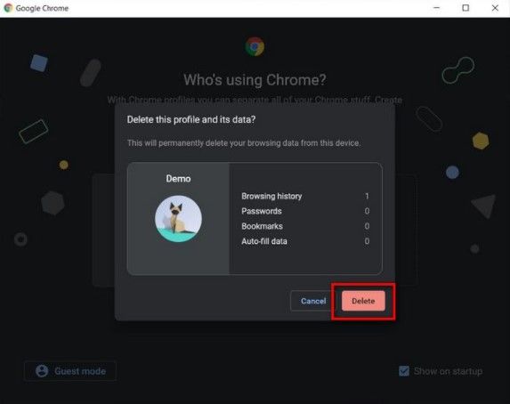 Quitar una cuenta de Google en Chrome desde Windows, Mac y Linux.