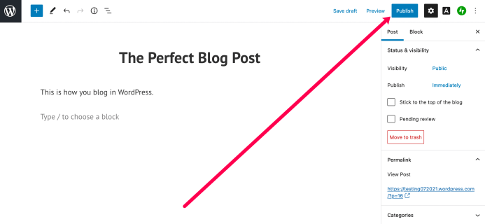 Ya hemos logrado crear nuestro blog en WordPress y publicar un artículo.