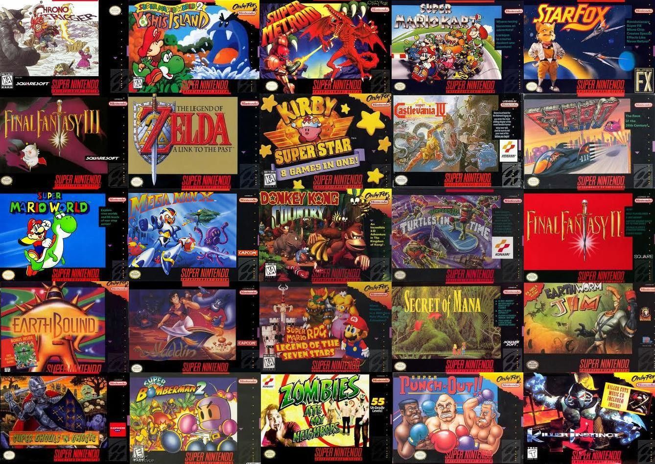 Los mejores juegos de Super Nintendo (SNES)