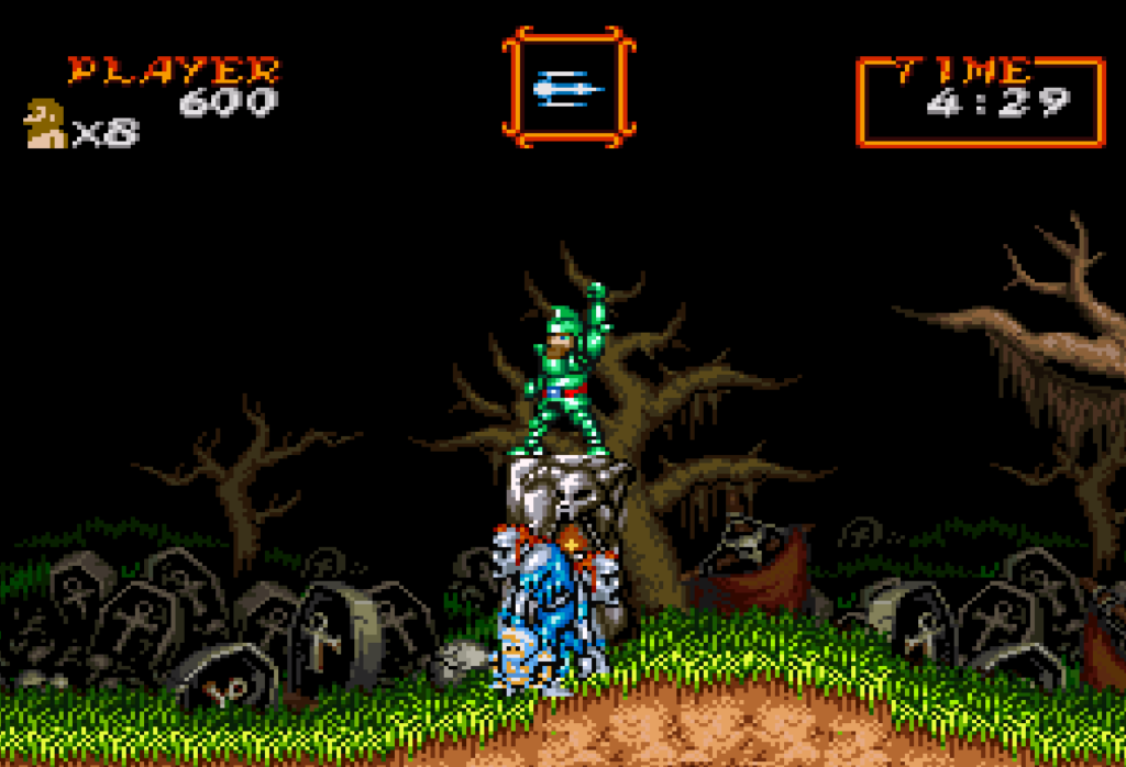 Super Ghouls 'n Ghosts es uno de los juegos de SNES más dificiles.