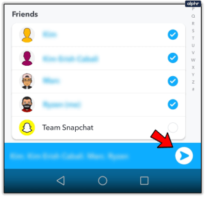 Podemos subir puntaje en Snapchat enviando Snaps.