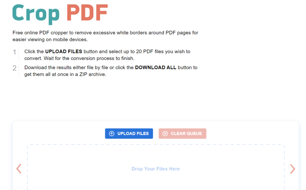 CropPDF es ideal para editar archivos PDF.