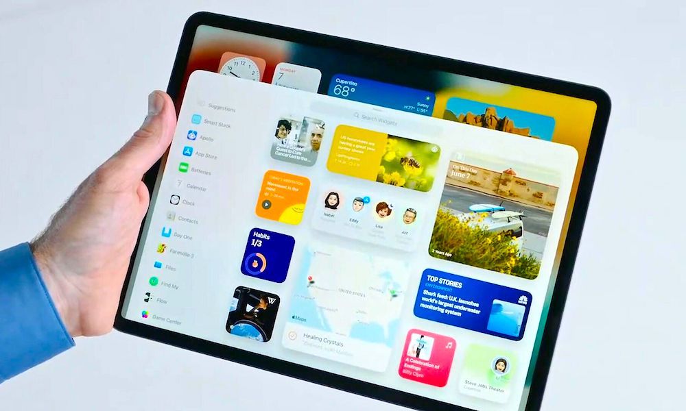 Cómo usar widgets en iPadOS 15