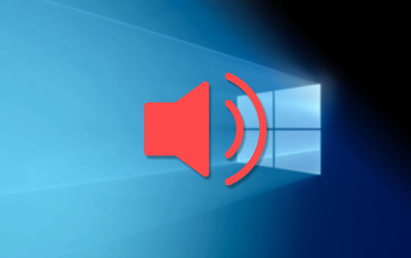 Corregir problemas de volumen en Windows 10.