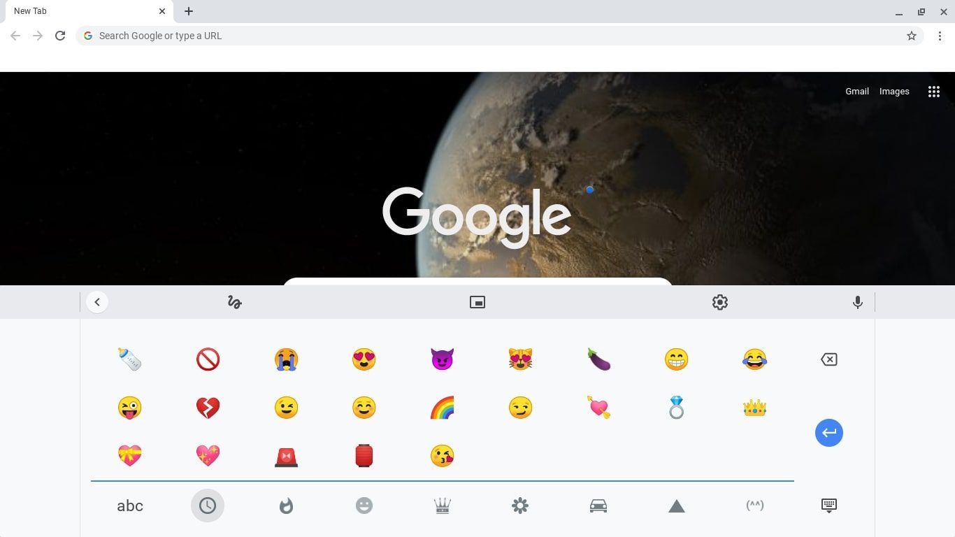 escribir emojis Chromebook 1