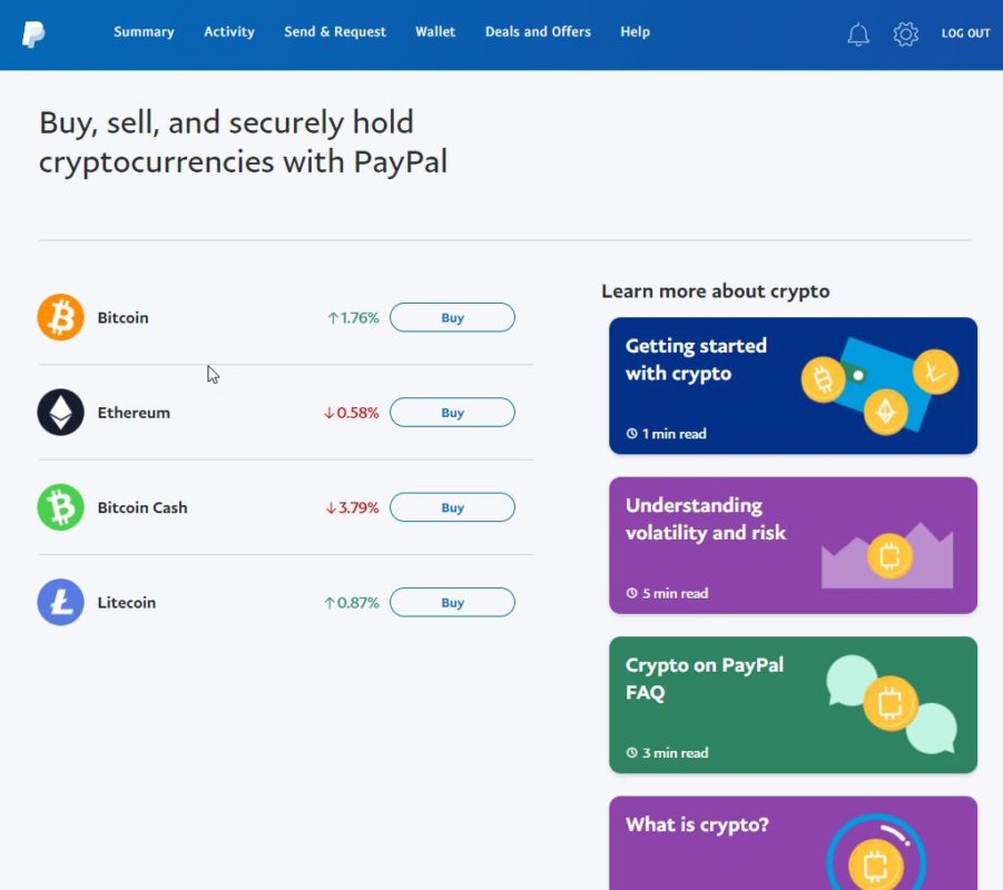 recargar Bitcoin con PayPal 3
