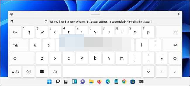 teclado virtual Windows 11
