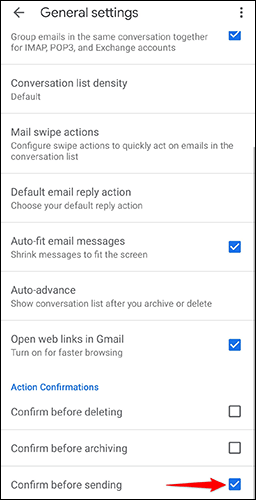 Evitar enviar accidentalmente un correo electrónico en Gmail.
