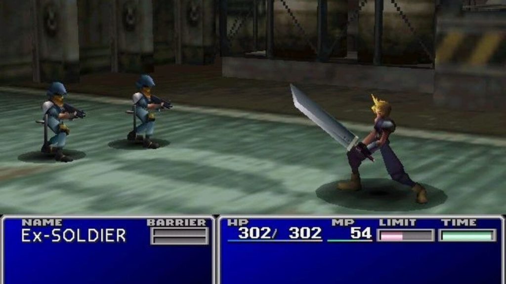 Final Fantasy VII un clásico JRPG para PlayStation 1.