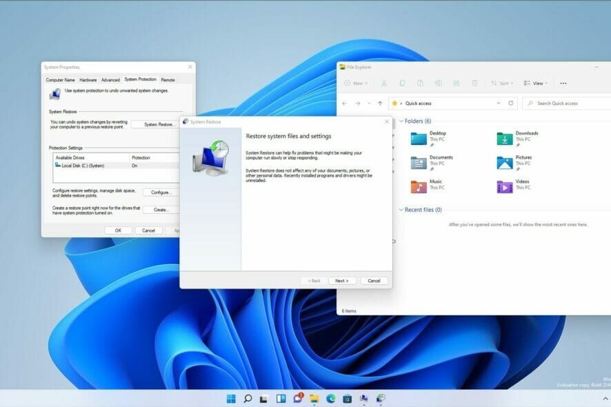 punto restauración Windows 11 2