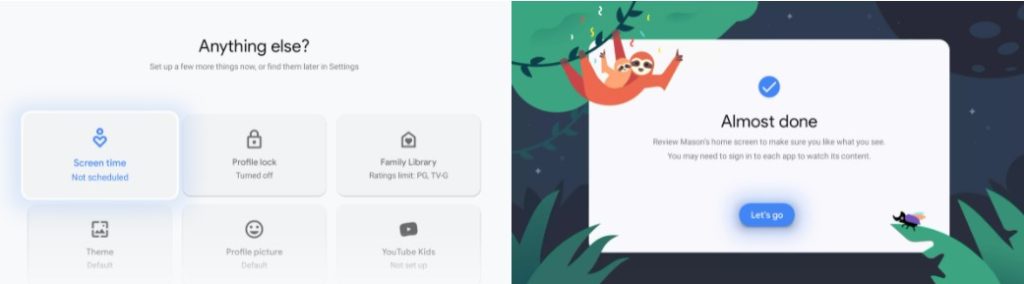Ya hemos logrado configurar perfiles niños Google TV