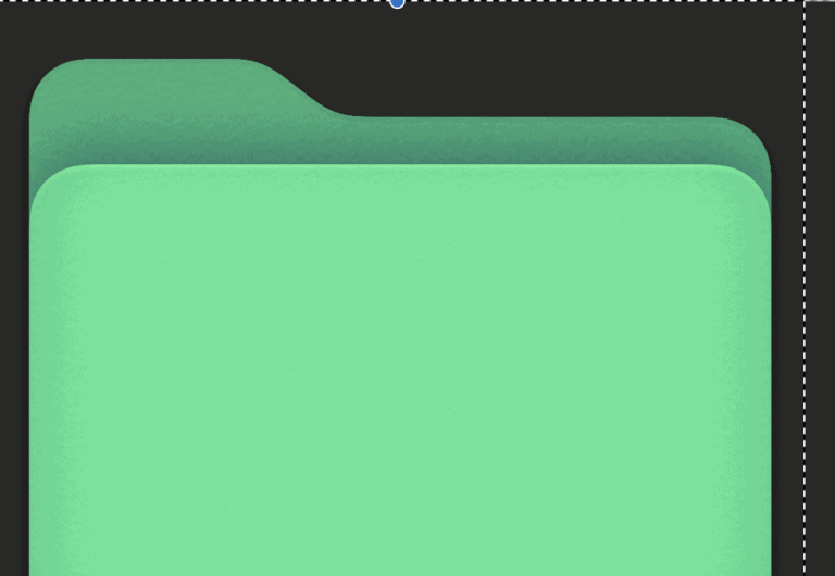Seleccionamos la carpeta para cambiar el color en Mac.