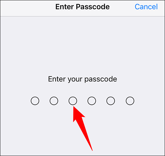 Desactivar código acceso iPhone