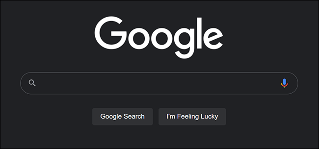 Habilitamos el modo oscuro del buscador de Google en ordenadores.