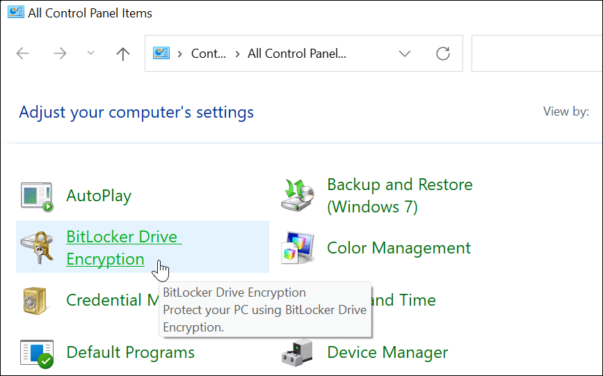 Quitar cifrado de Bitlocker en Windows 11.