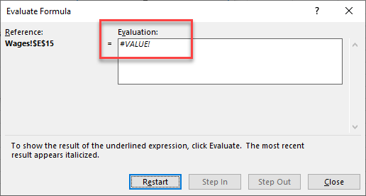 Hacer una verificación de errores en Microsoft Excel.