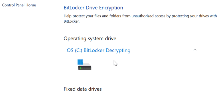 Cómo quitar el cifrado Bitlocker Windows