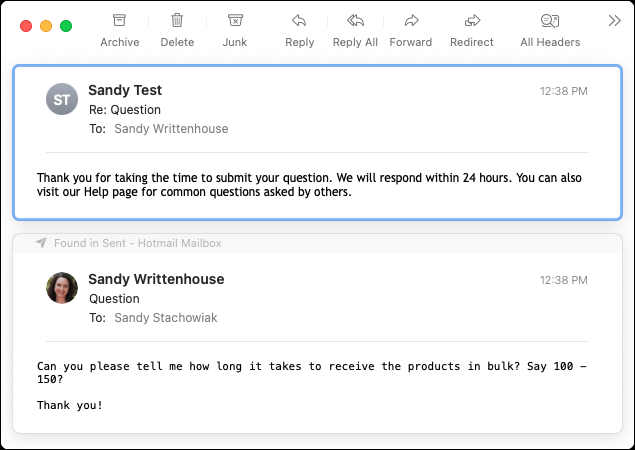 De esta manera hemos conseguido crear correos electrónicos de respuesta automática en Gmail.