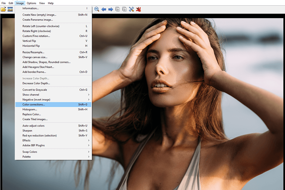 IrfanView es un visor de fotos para Windows muy potente.