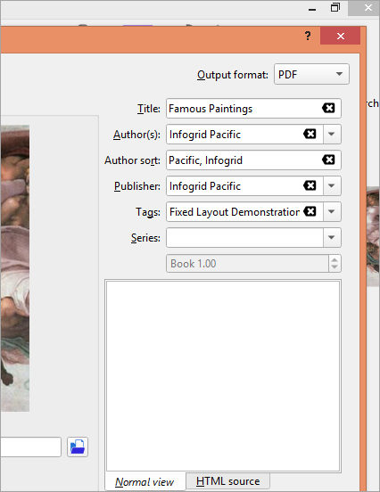 Calibre nos permite convertir diferentes tipos de archivos a PDF.