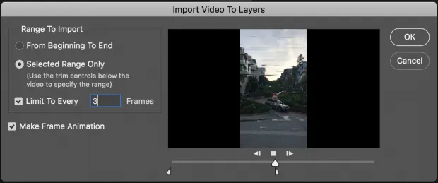 Crear GIF animado a partir de un vídeo.