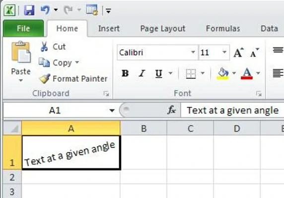rotar texto Excel 2