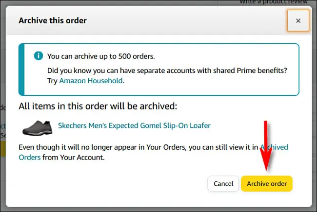 Eliminar pedido Amazon historial 3
