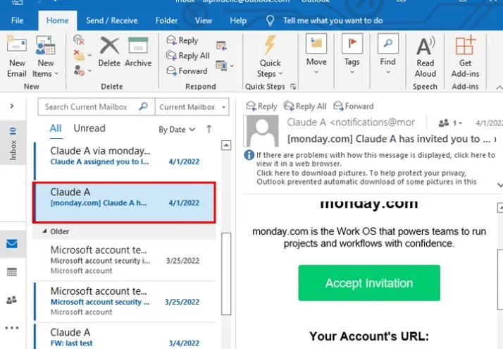 Guardar correo electrónico de Outlook como PDF