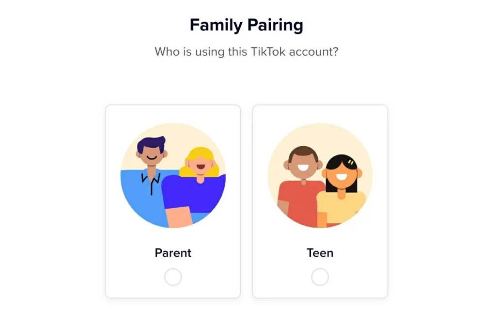 Configurar el emparejamiento de la familia TikTok 3
