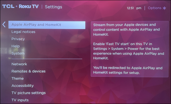 Apple AirPlay y HomeKit.