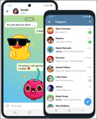 Telegram, otra de las maneras más seguras de enviar mensajes de forma gratuita.