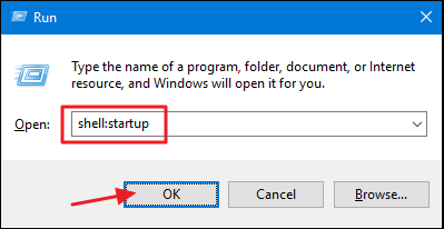 Abrir carpeta de Inicio en Windows.