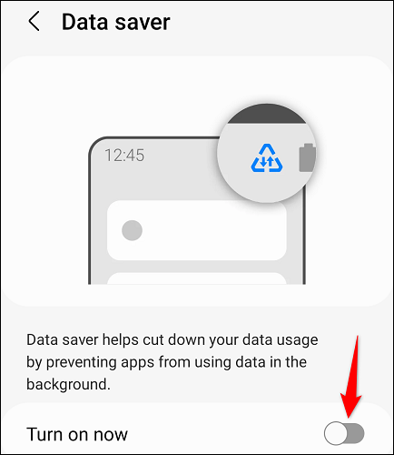 Desactivar ahorro de datos en Android
