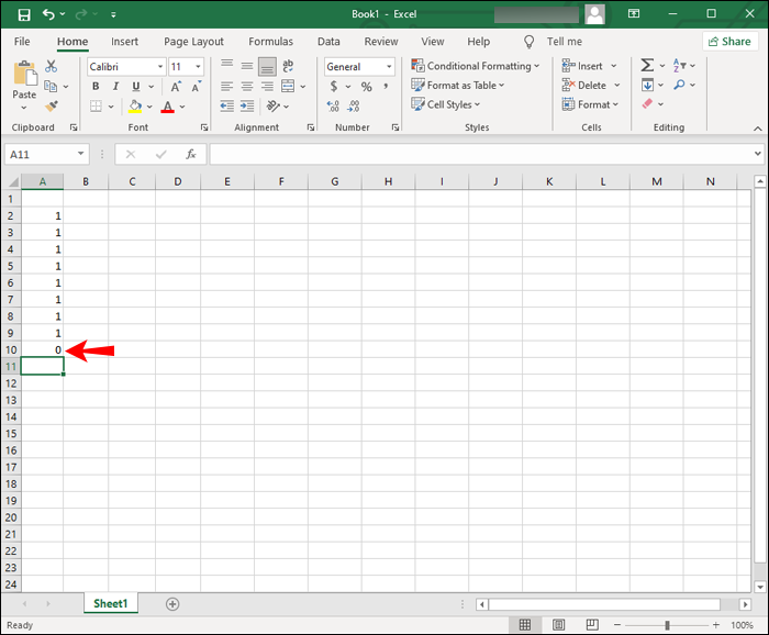 De esta manera podemos contar celdas con texto en Microsoft Excel en Windows.