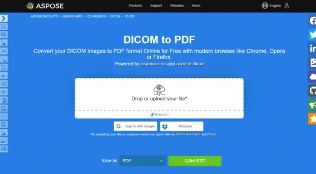 Convertir DICOM a PDF gratis.